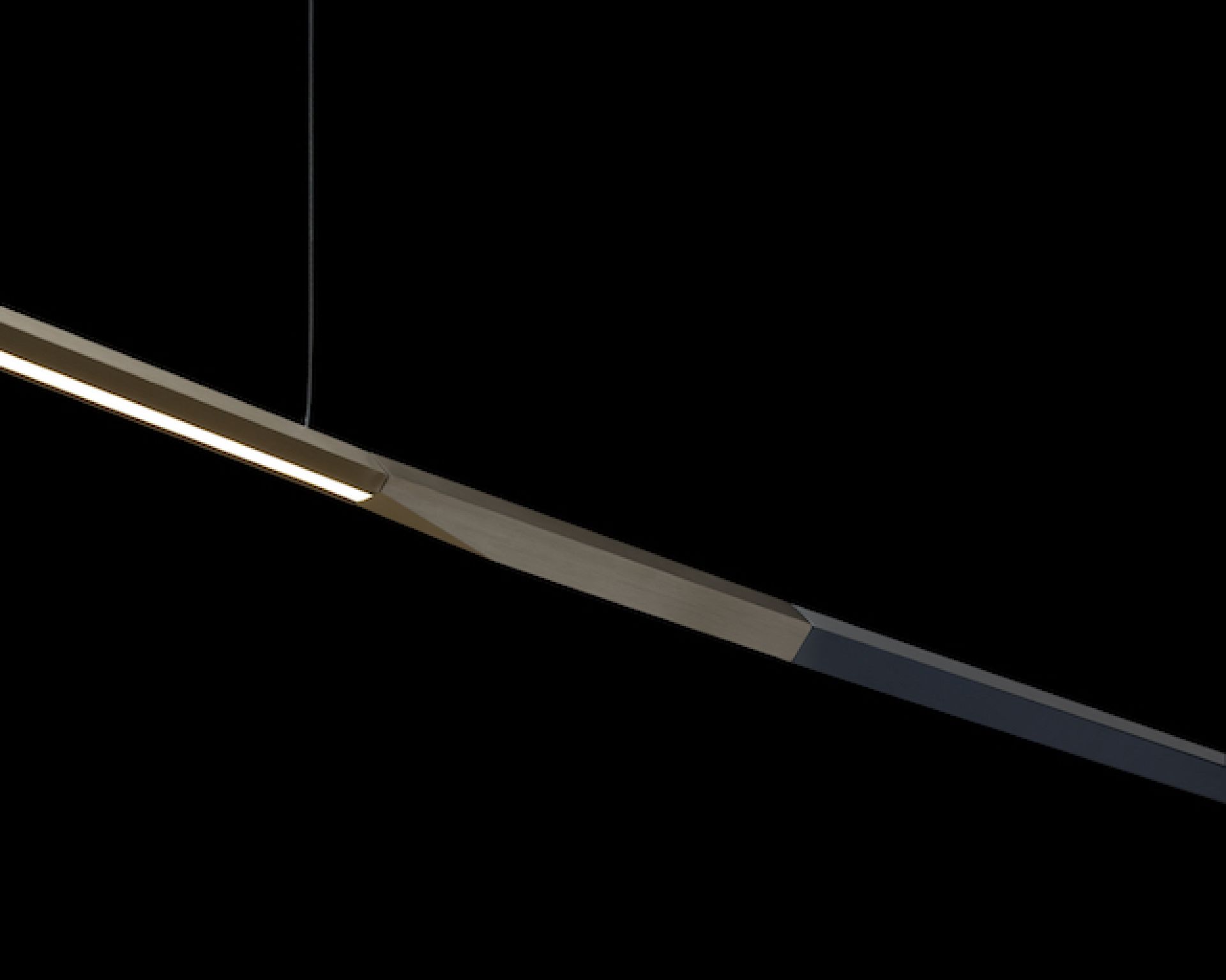 Ilo Pendelleuchte Satin Bronze Oluce