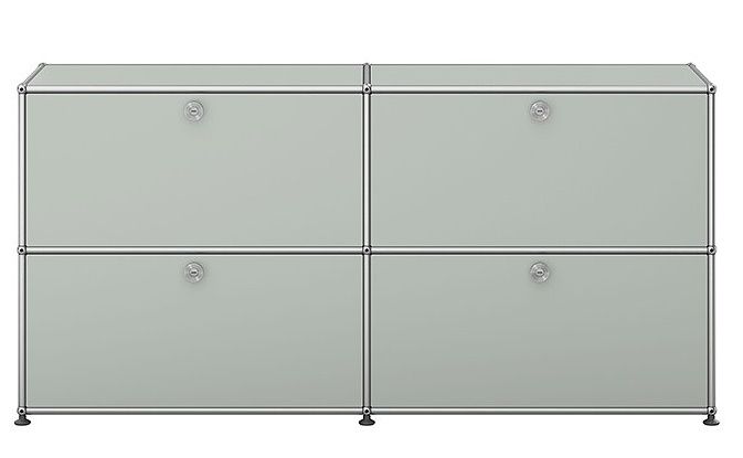 USM Haller Sideboard mit 4 Klappen – QUICK SHIP - lichtgrau