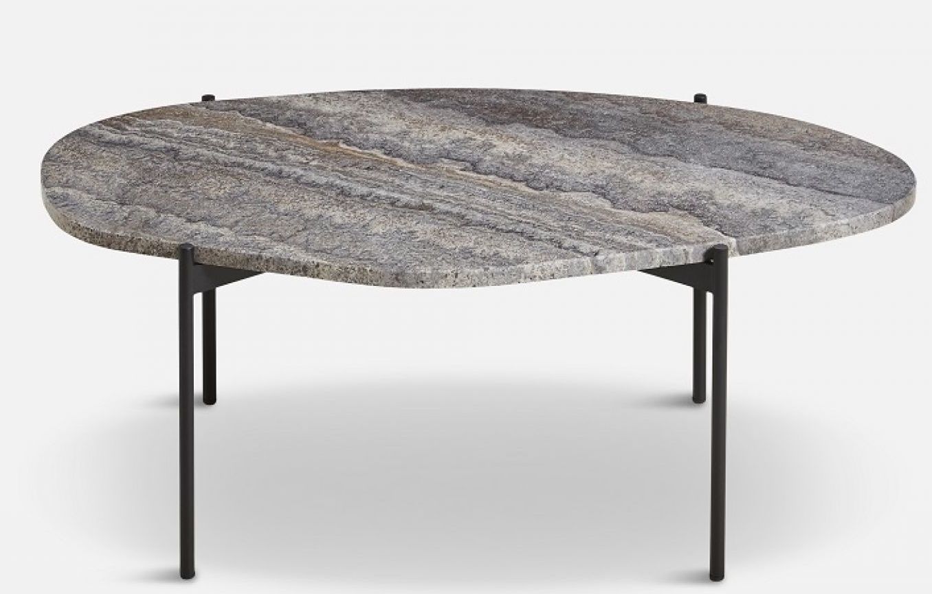 La Terra Ocassional table Couchtisch GROß GRAU MELANGE Woud EINZELSTÜCK