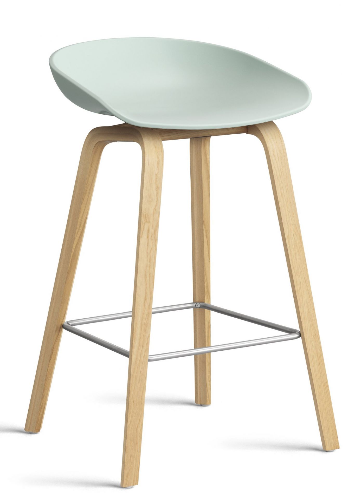 About a Stool AAS32 / AAS 32 Barhocker Niedrig Hay Dusty mint - wasserbasierter Lack