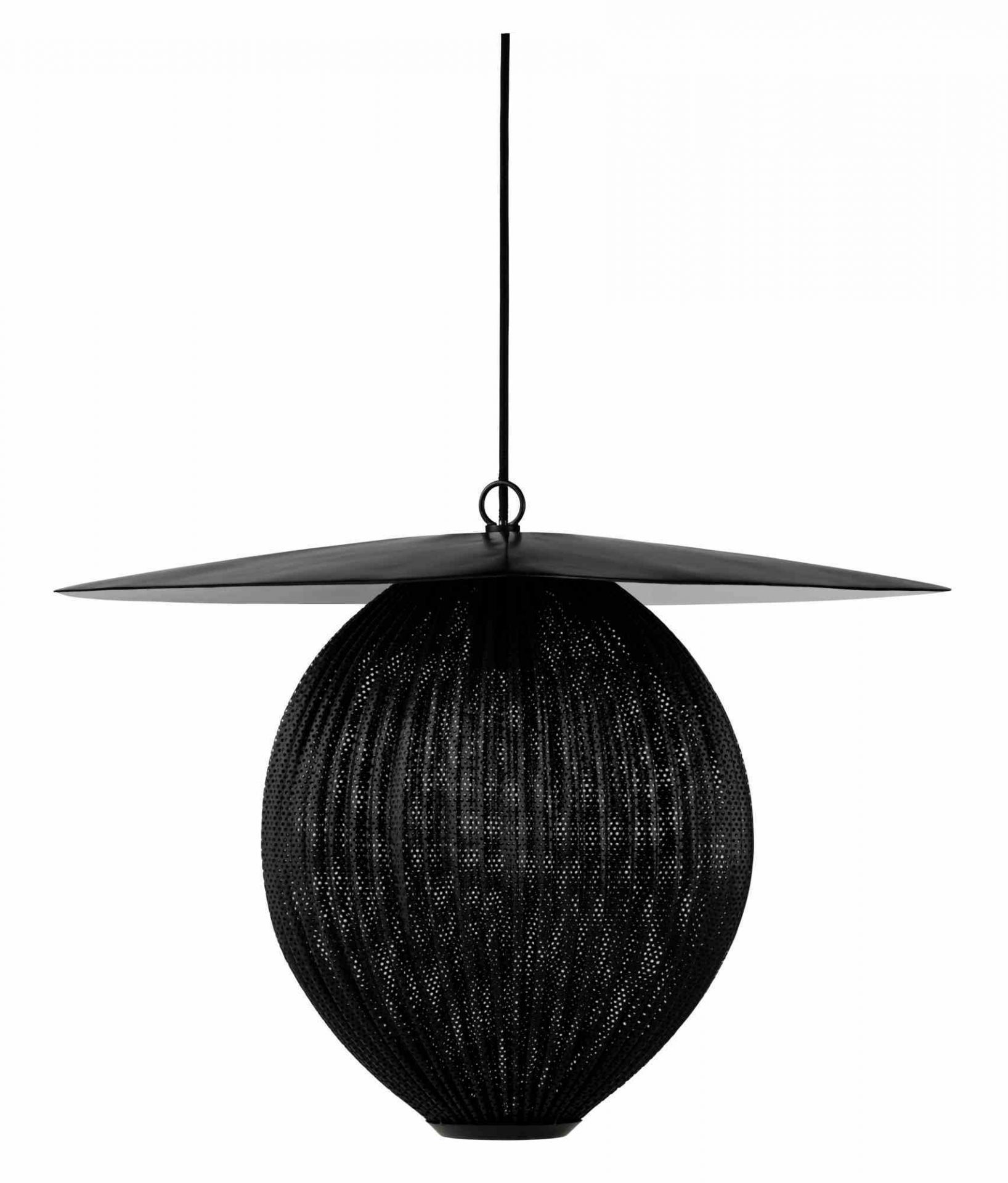 Satellite Pendant Lamp L Pendelleuchte Schwarz Gubi