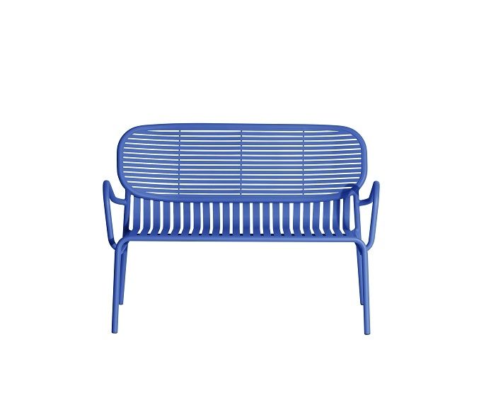Week-End Double Sofa 2-Sitzer Petite Friture Blau