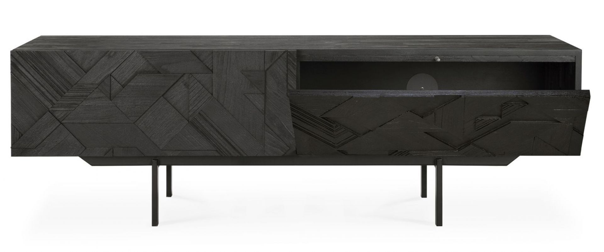 Graphic TV Möbel Teak Ethnicraft
