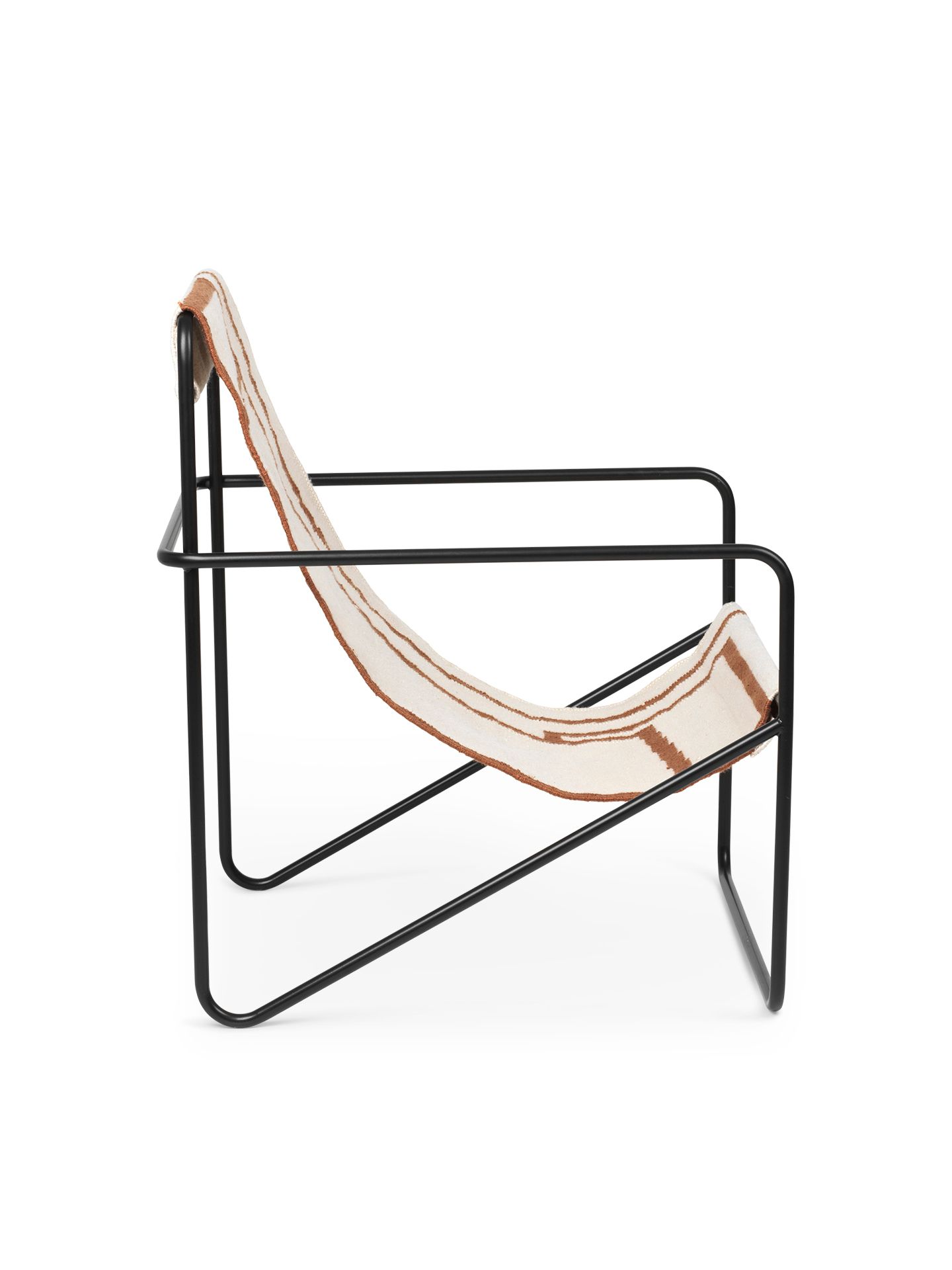 Desert Chair Loungesessel Schwarz Ferm Living
