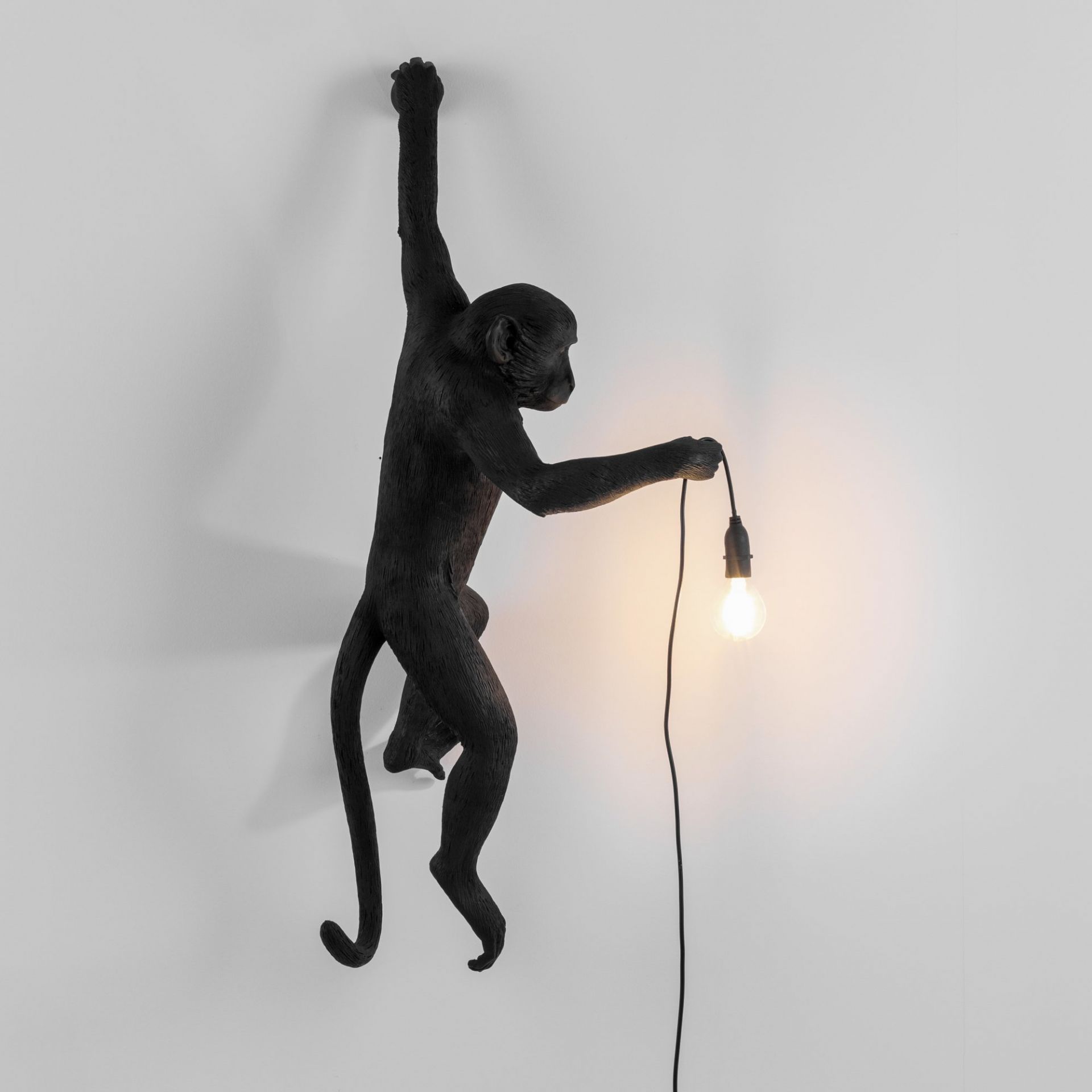 Monkey Lamp Black Wandleuchte Outdoor Seletti EINZELSTÜCK