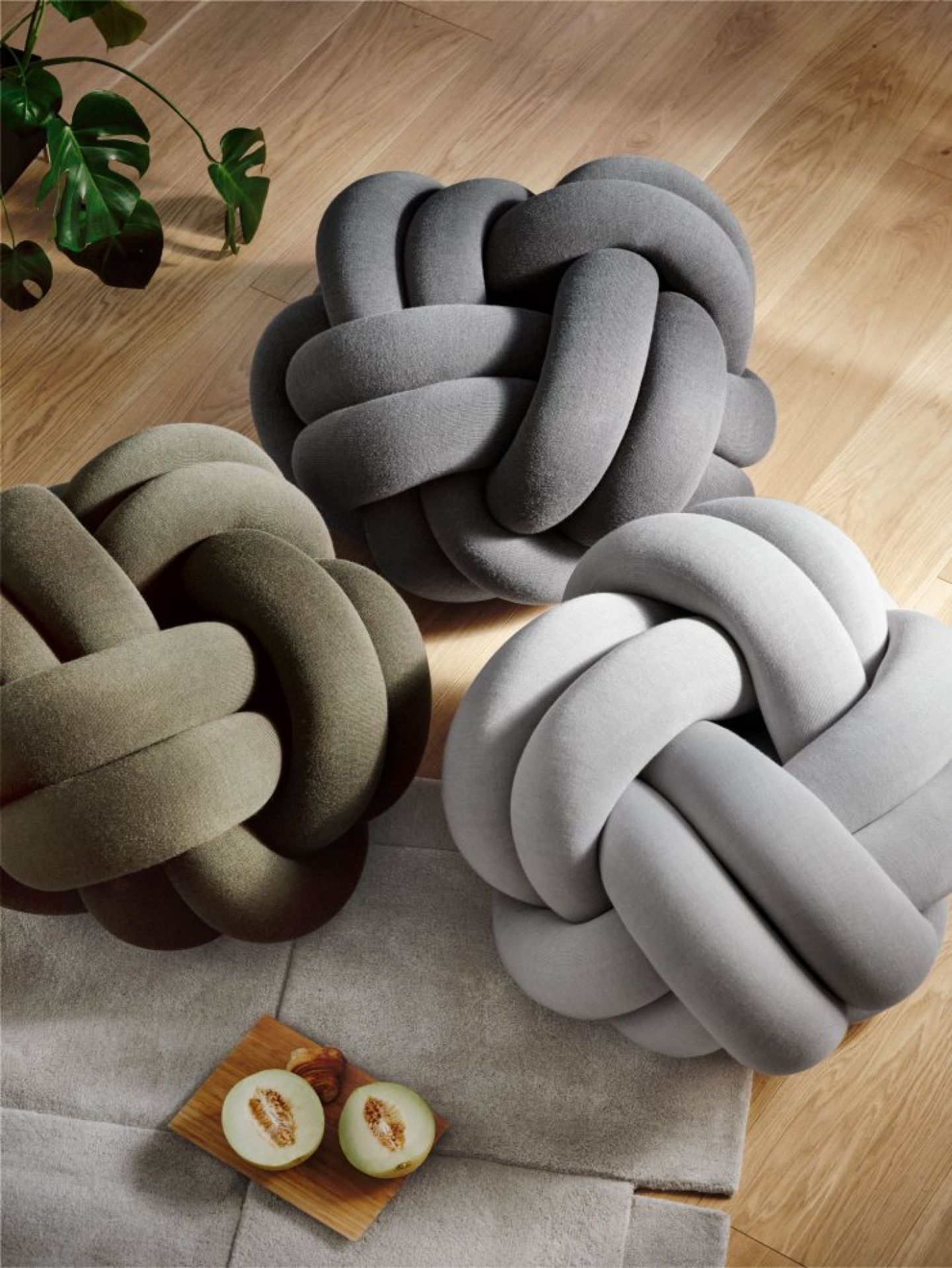 Knot XL Sitzkissen Design House Stockholm Forest