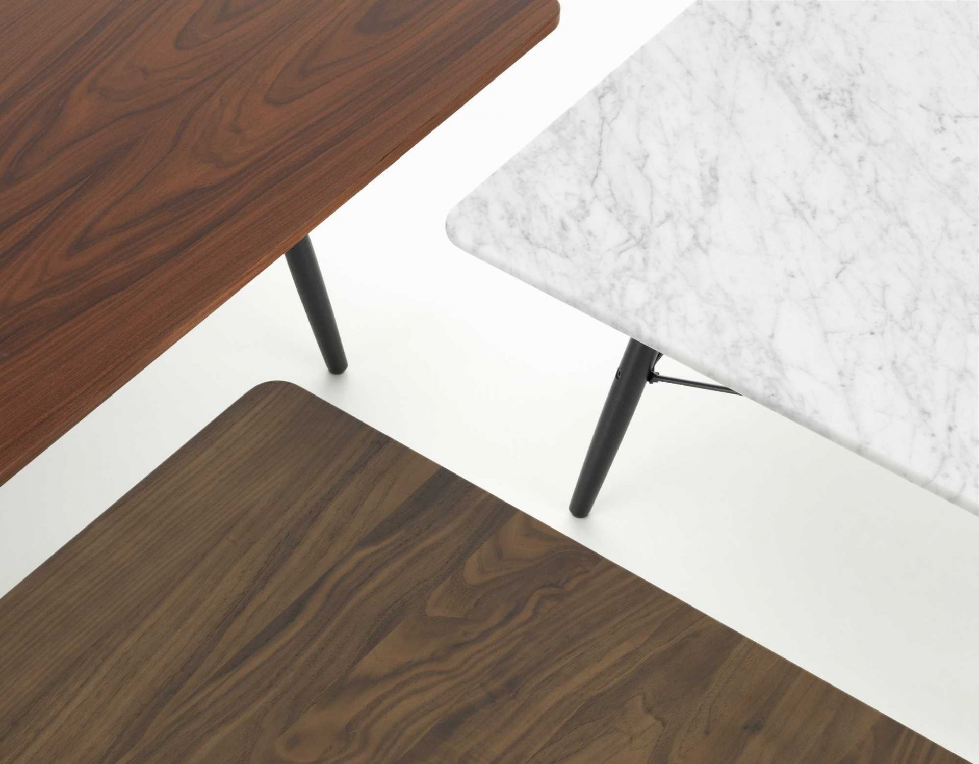 Eames Coffee Table Square Marmor weiss Vitra