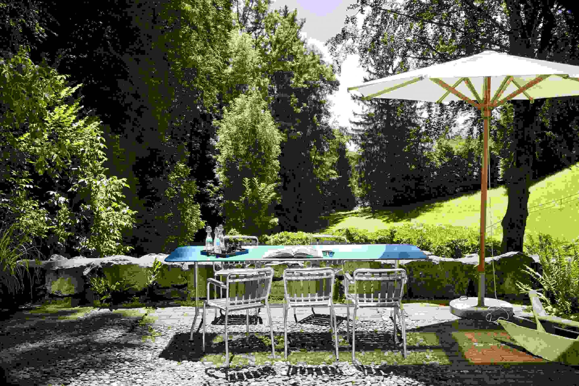 Haefeli Esstisch Outdoor B 160 x T 80 x H 74 cm Embru   