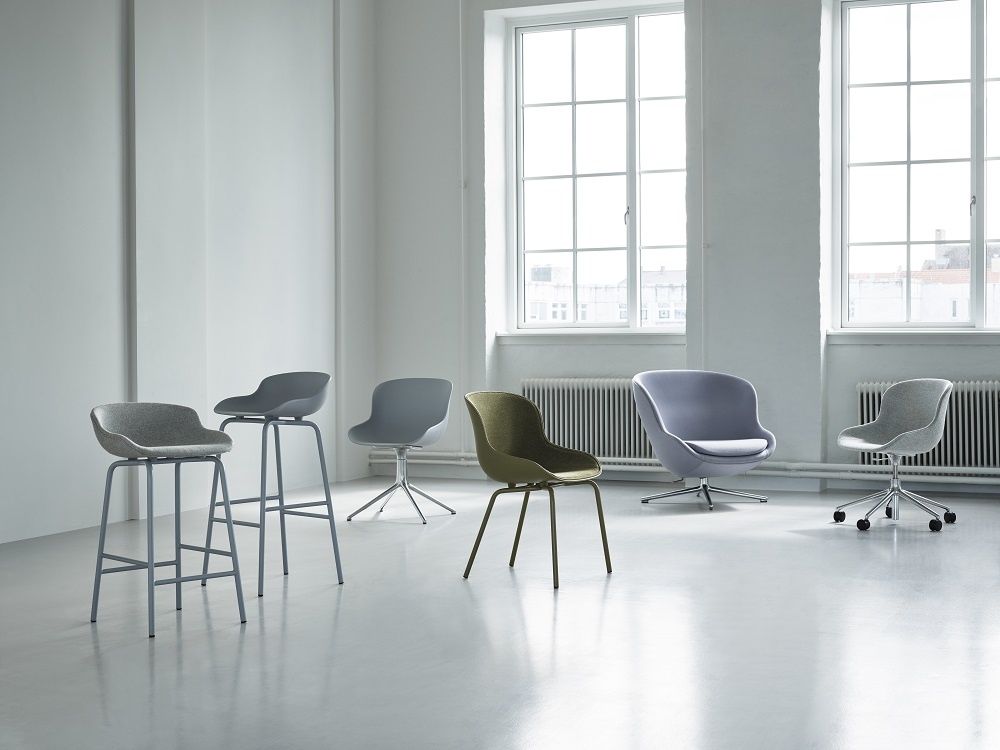 Hyg Lounge Chair Low Swivel Sessel mit Drehgestell Normann Copenhagen