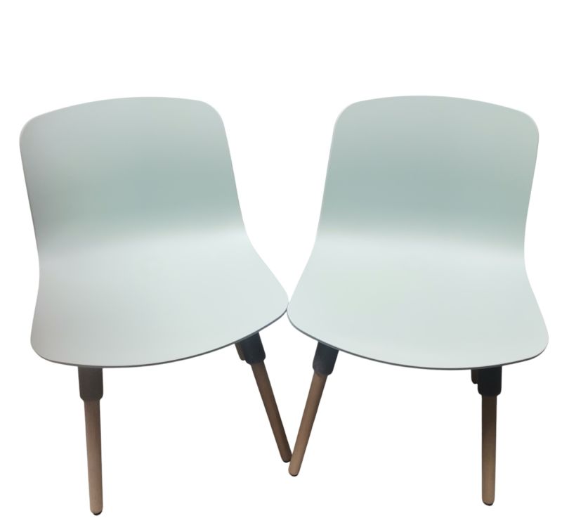 About a Chair AAC12 / AAC 12 Stuhl DUSTY MINT / EICHE GESEIFT Hay 2-er Set MÄNGELEXEMPLAR  