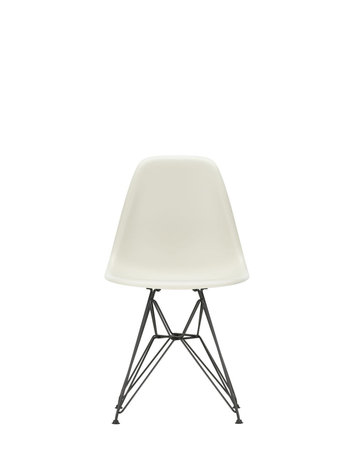 Eames Plastic Side Chair DSR Stuhl Vitra Schwarz-Meerblau
