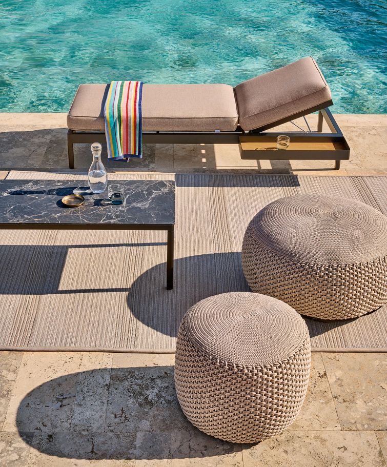 Pouf Hocker Medium Indoor / Outdoor Weishäupl