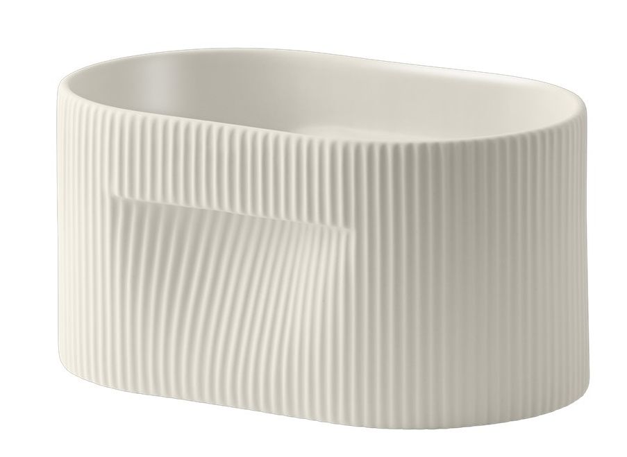 Ridge Planter Blumentopf Muuto Off-white H 13 cm