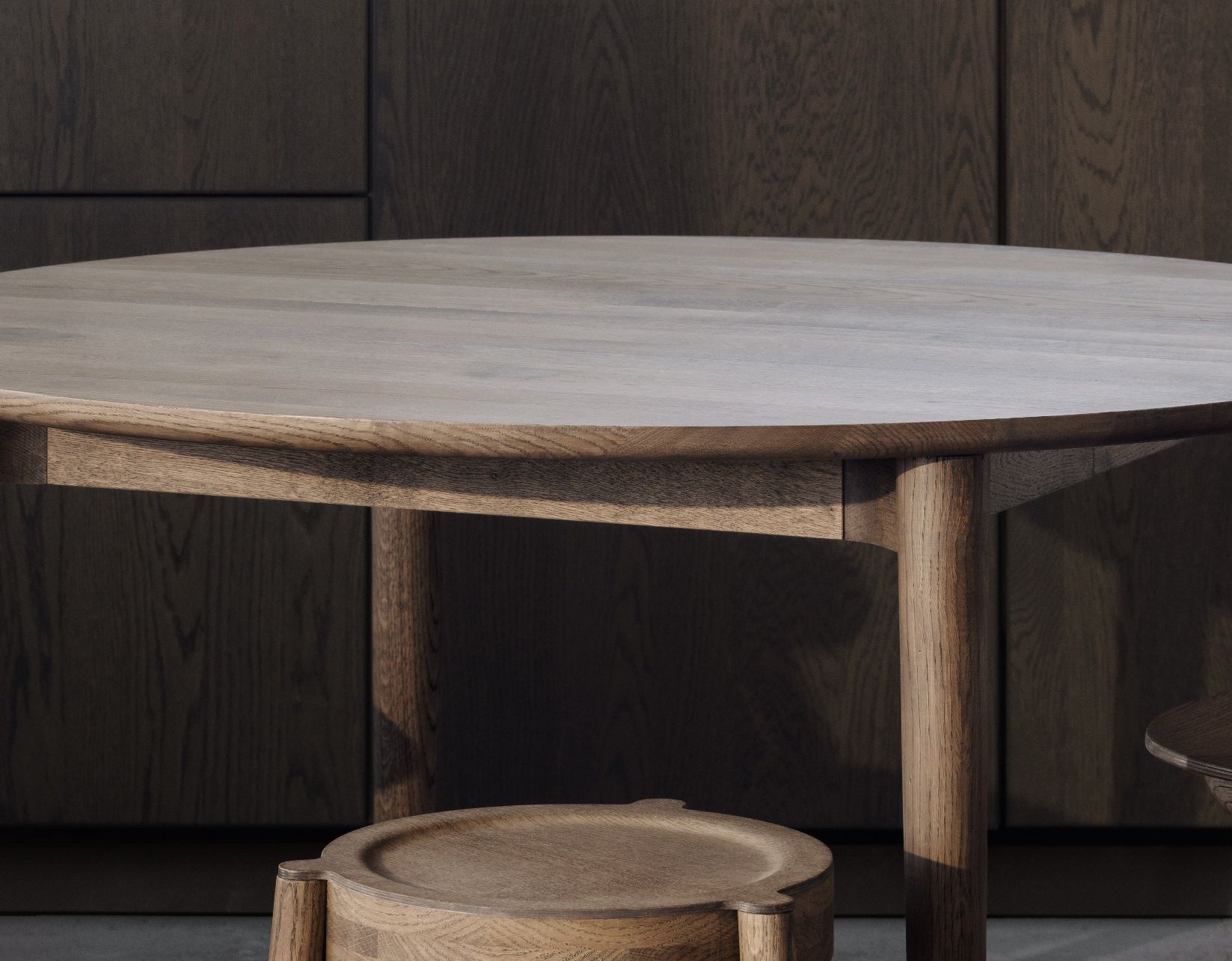 Expand Dining table Circular Ausziehtisch / Esstisch Northern
