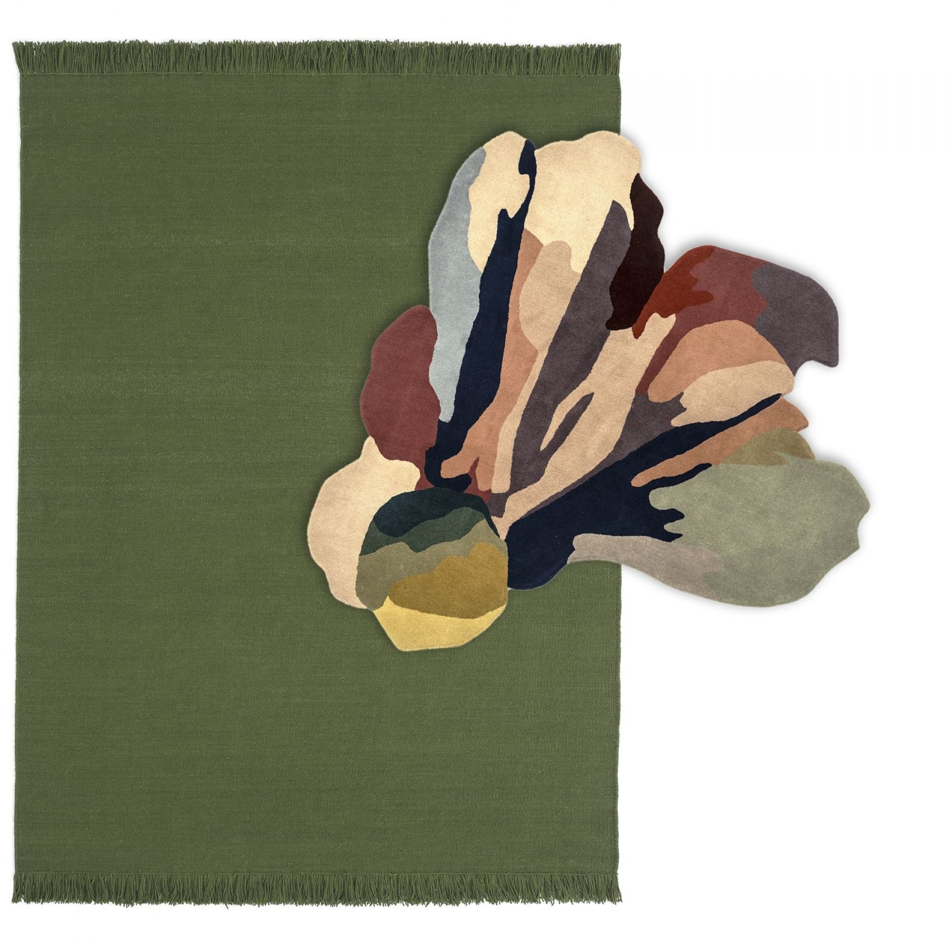 Flora Bloom 1 Teppich 150x166 cm Nanimarquina