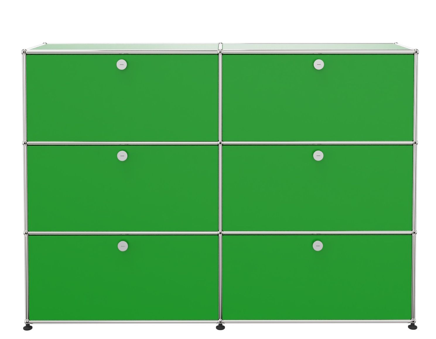 USM Haller Highboard 6 Klappen grün