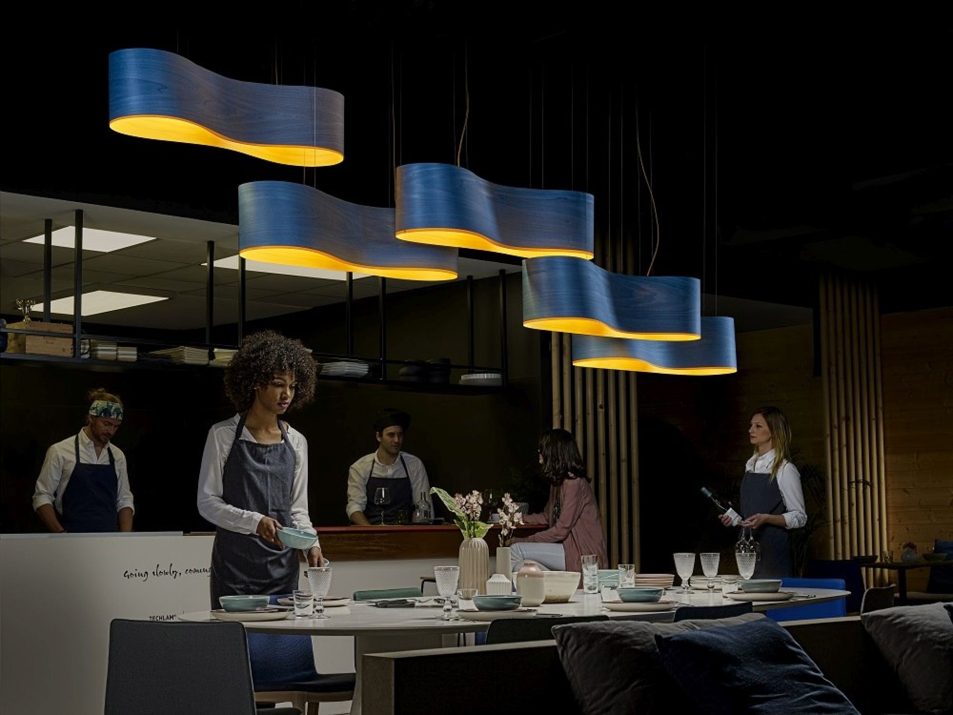 New Wave Suspension Pendelleuchte LZF Lamps