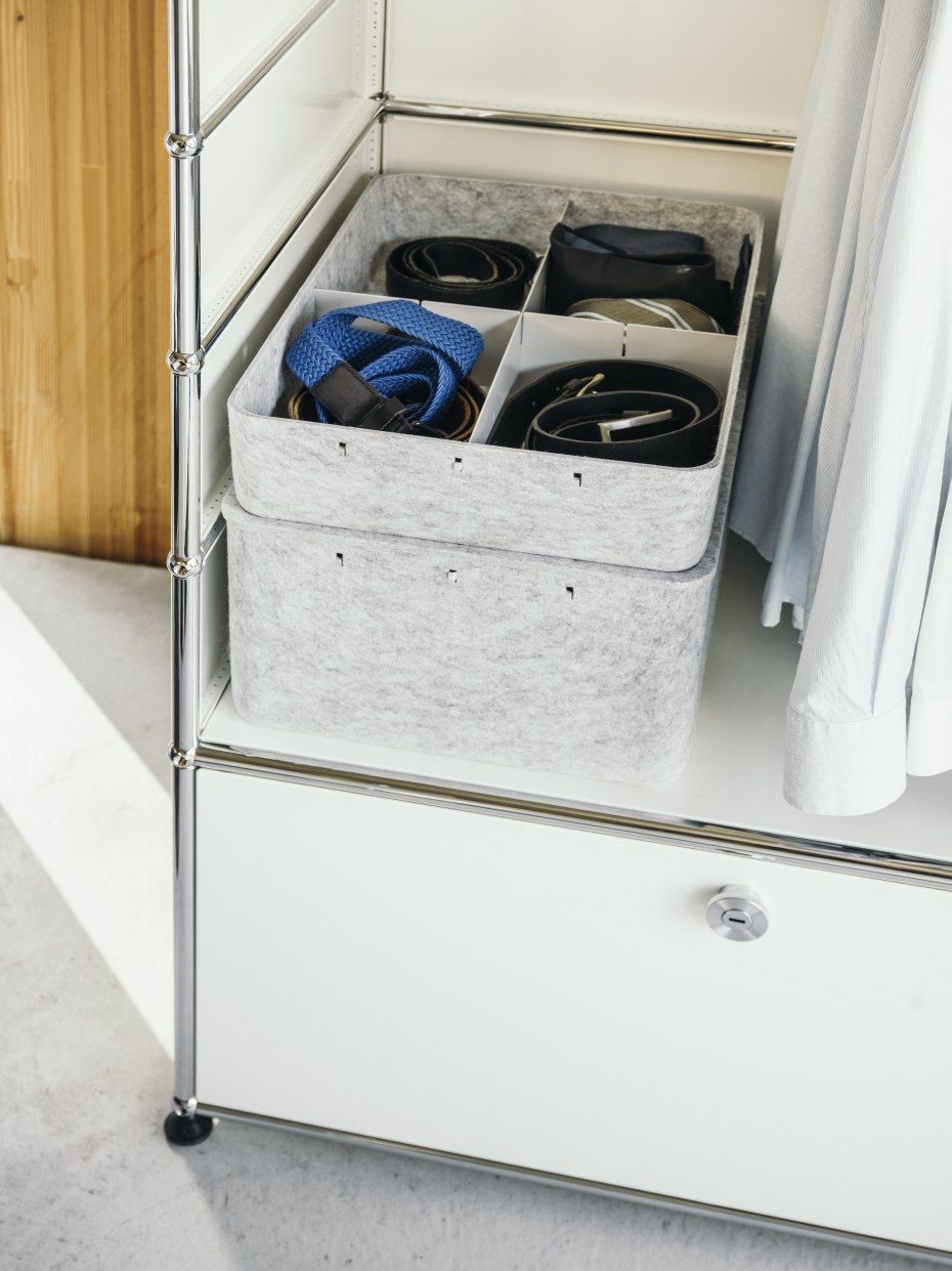 USM Haller Inos Box tief mit Tablett