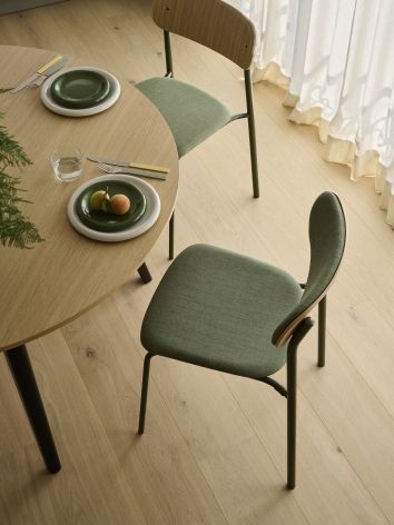 S 243 PV  / S243 PV Stahlrohr Stuhl Sitz-/ Rückenlehne gepolstert Thonet 