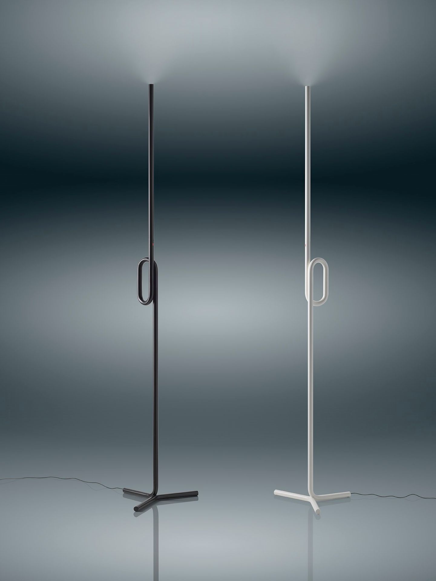 Tobia LED Stehleuchte Foscarini Schwarz