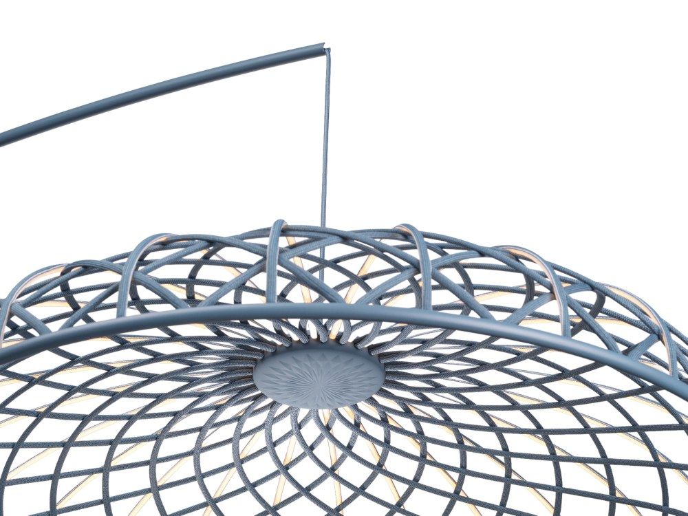 Skynest Motion Stehleuchte Blau Turmalin Flos