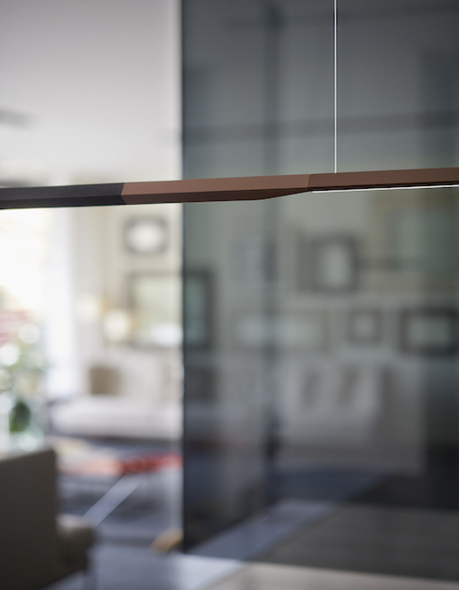 Ilo Pendelleuchte Satin Bronze Oluce
