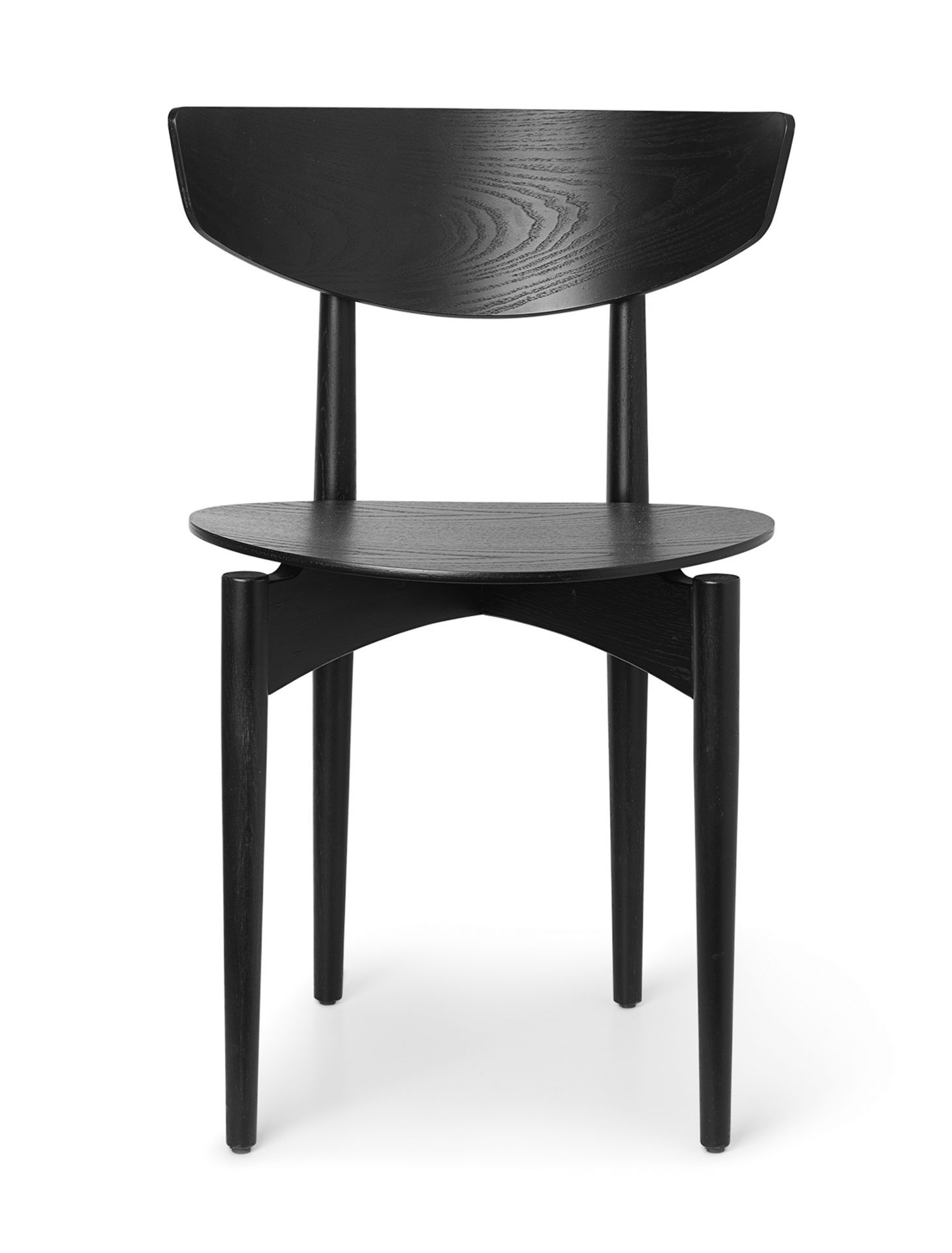 Herman Esszimmerstuhl mit Holzgestell Schwarz Ferm Living Herman Esszimmerstuhl mit Holzgestell Schwarz Ferm Living