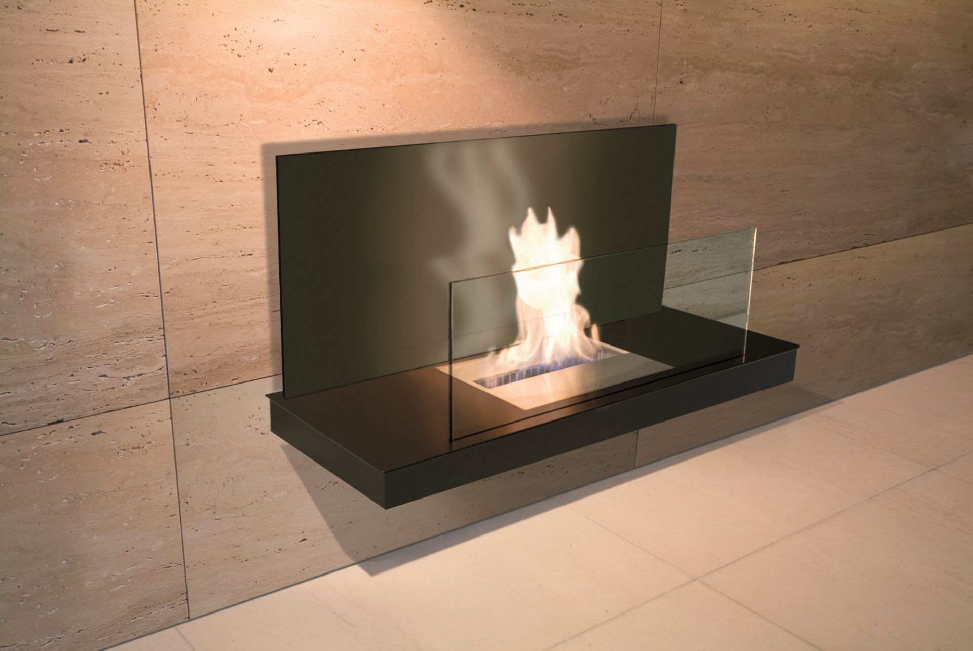 Wall Flame 2 Ethanol Kamin Radius