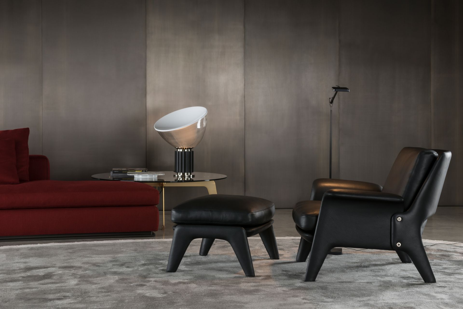 Taccia Tischleuchte Flos schwarz