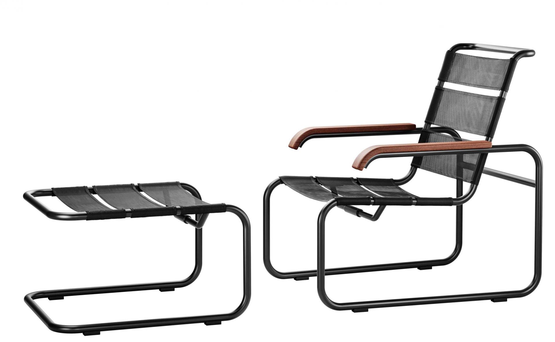 S 35  All Seasons Outdoor Sessel + Hocker Thonet