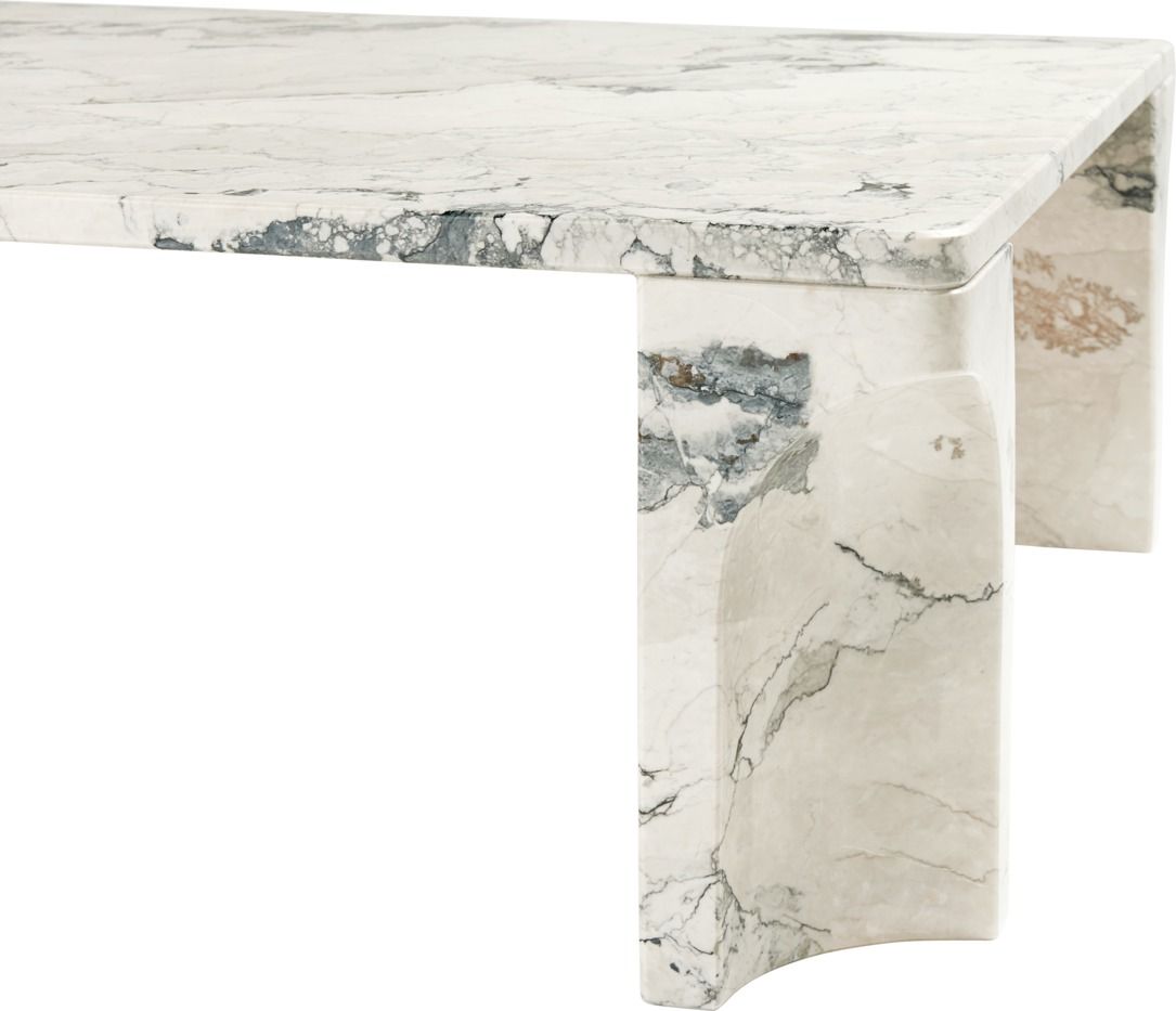 Doric Couchtisch Rechteckig Electric Grey Gubi