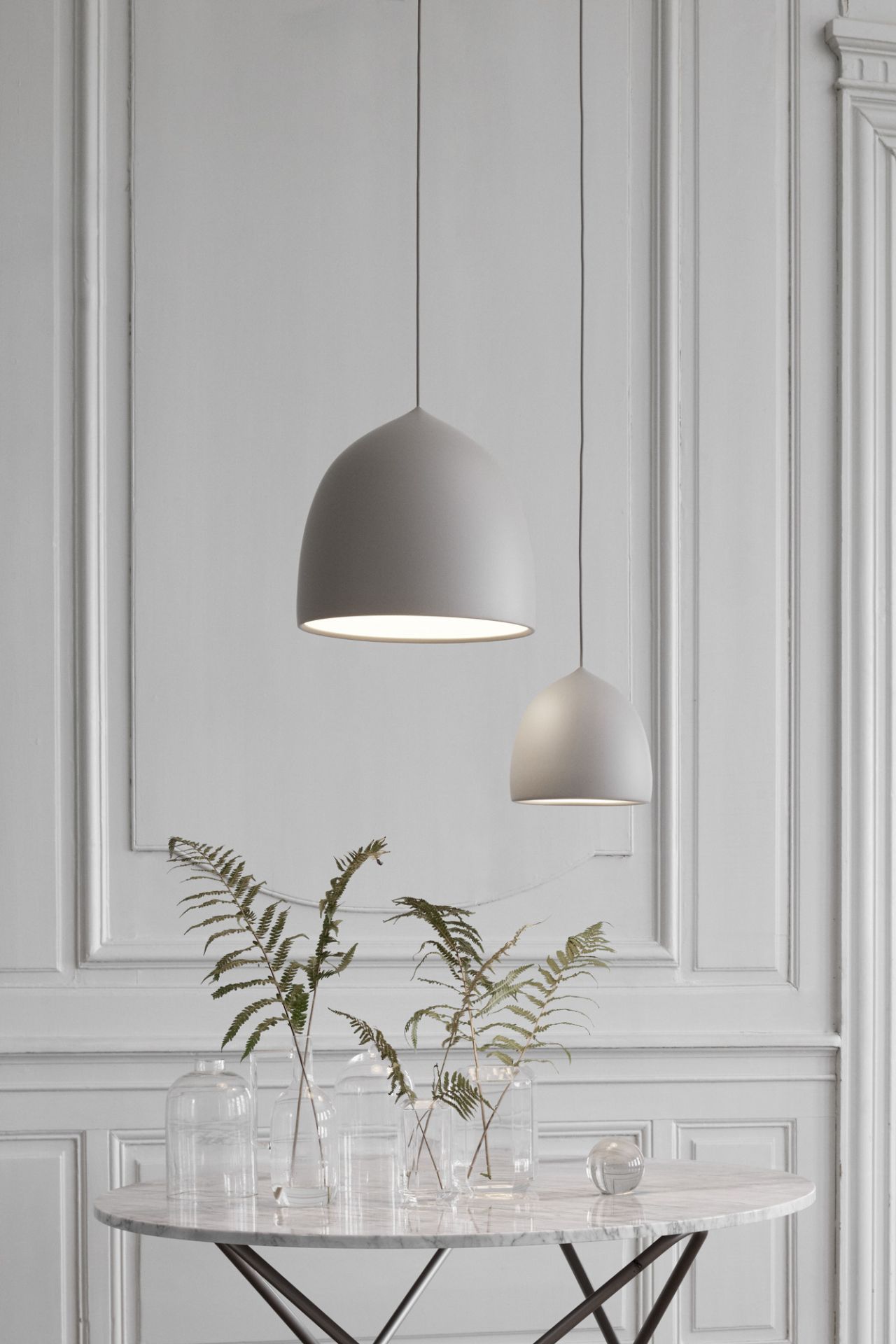 Suspence P1 Pendelleuchte Fritz Hansen Weiß