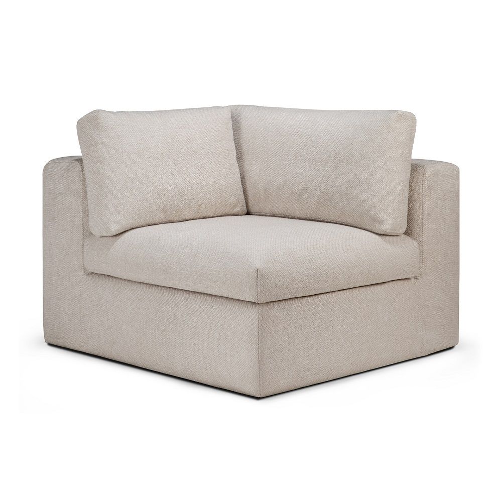 Mellow Sofa Ecke Ivory Stoff Ethnicraft