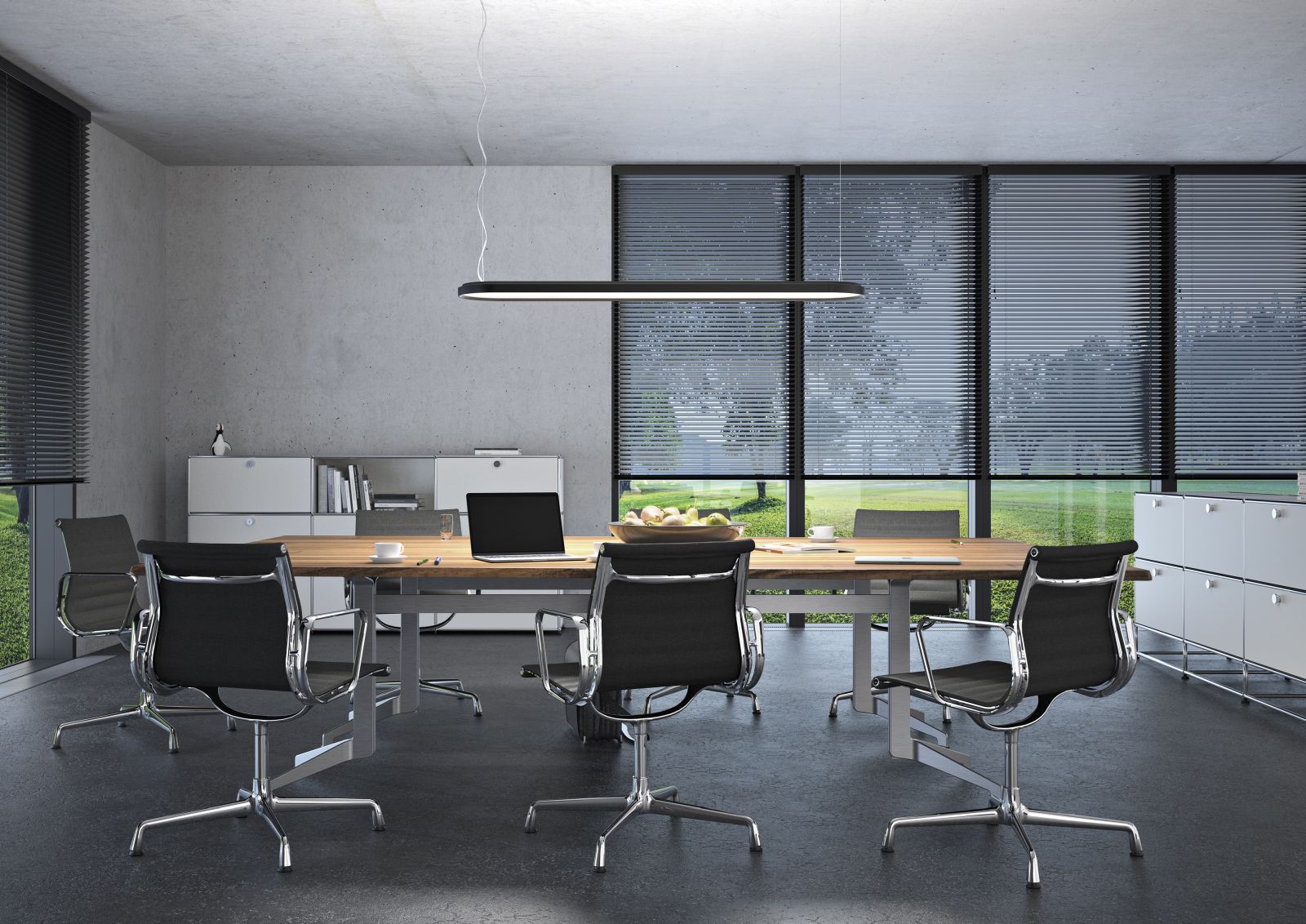 Kido Pendelleuchte 150cm Weiß 3000K Belux