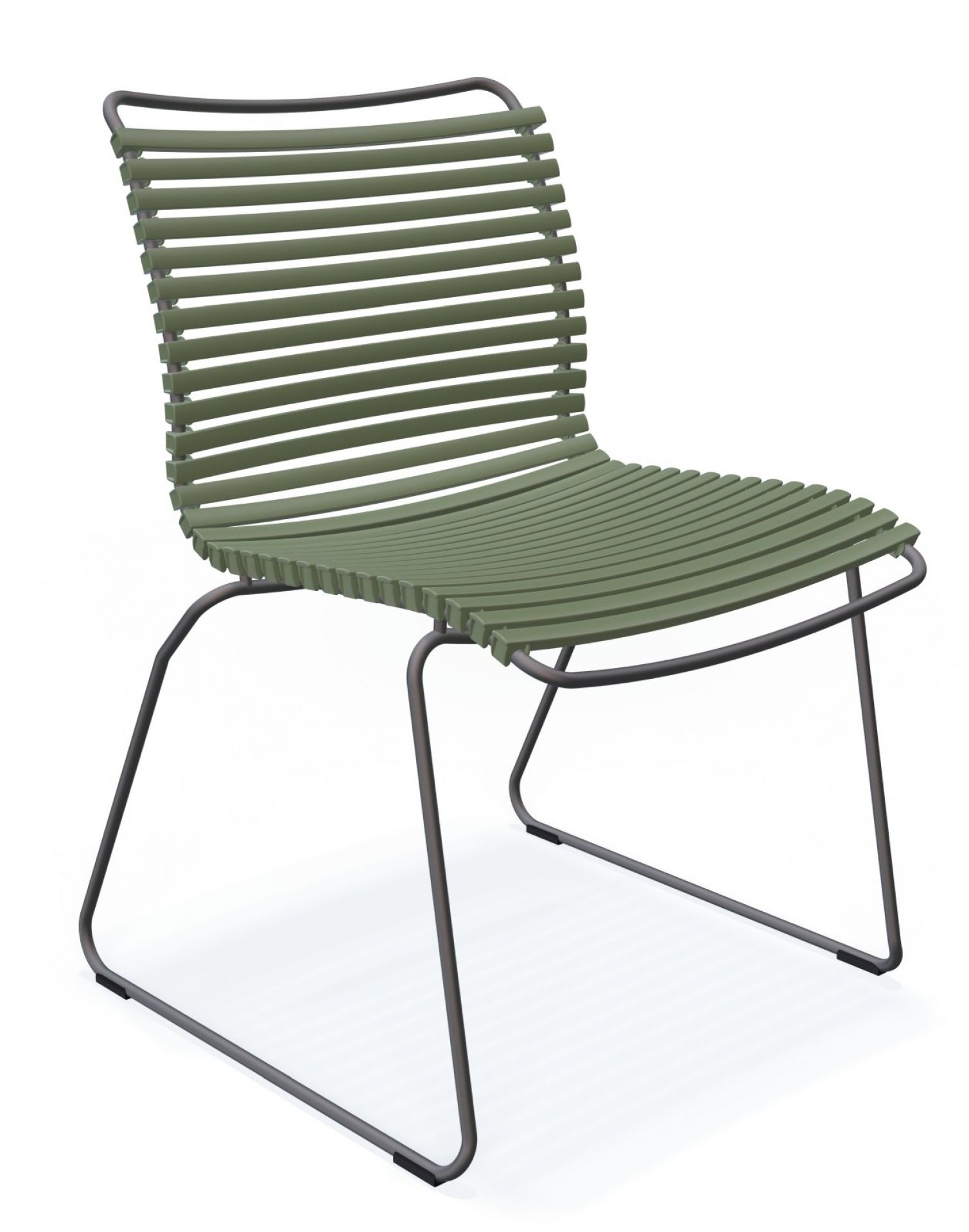 Click Dining Stuhl ohne Armlehne Outdoor Houe Schwarz
