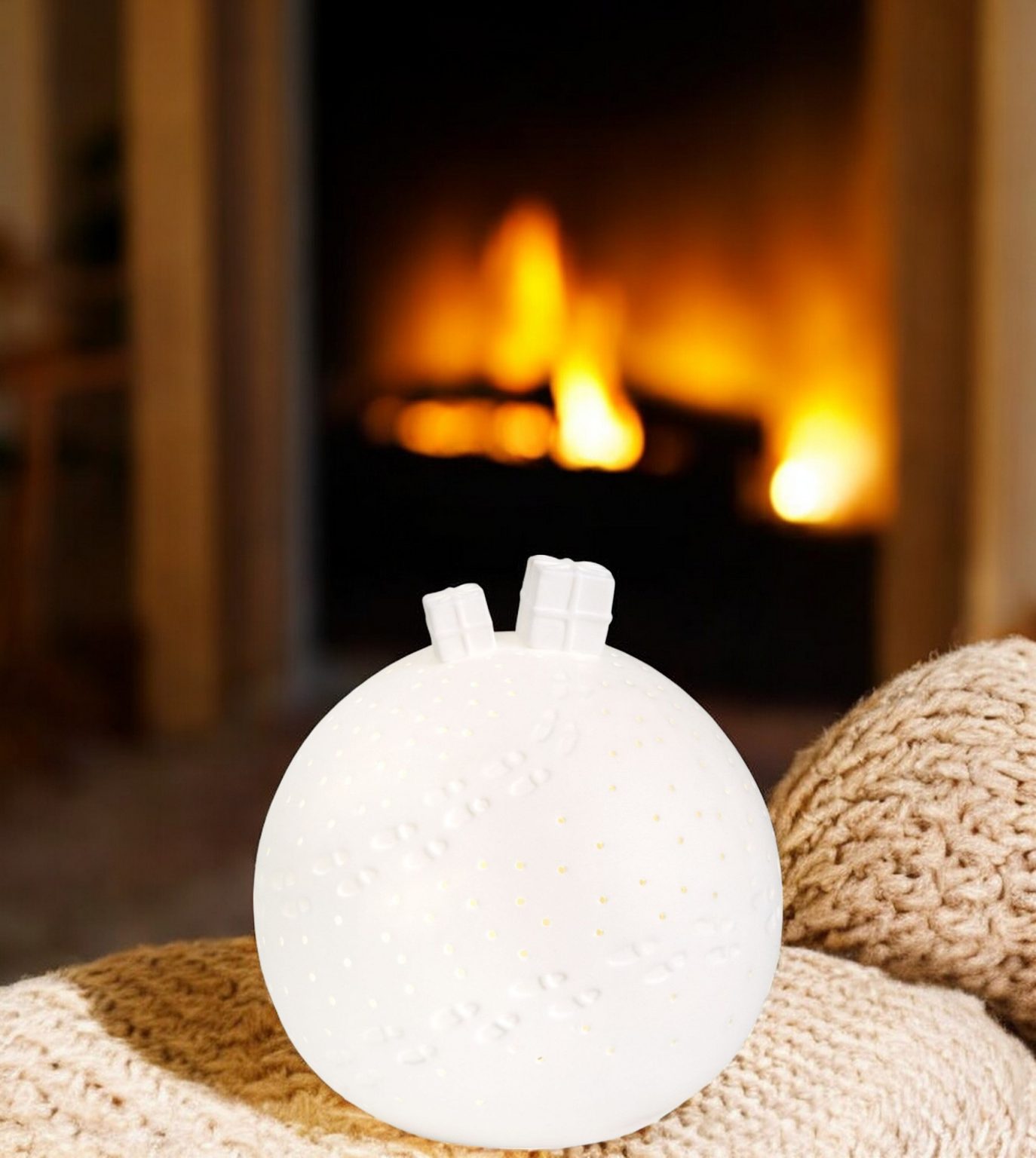 Porzellangeschichten Lichtkugel Geschenke LED Räder EINZELSTÜCKE