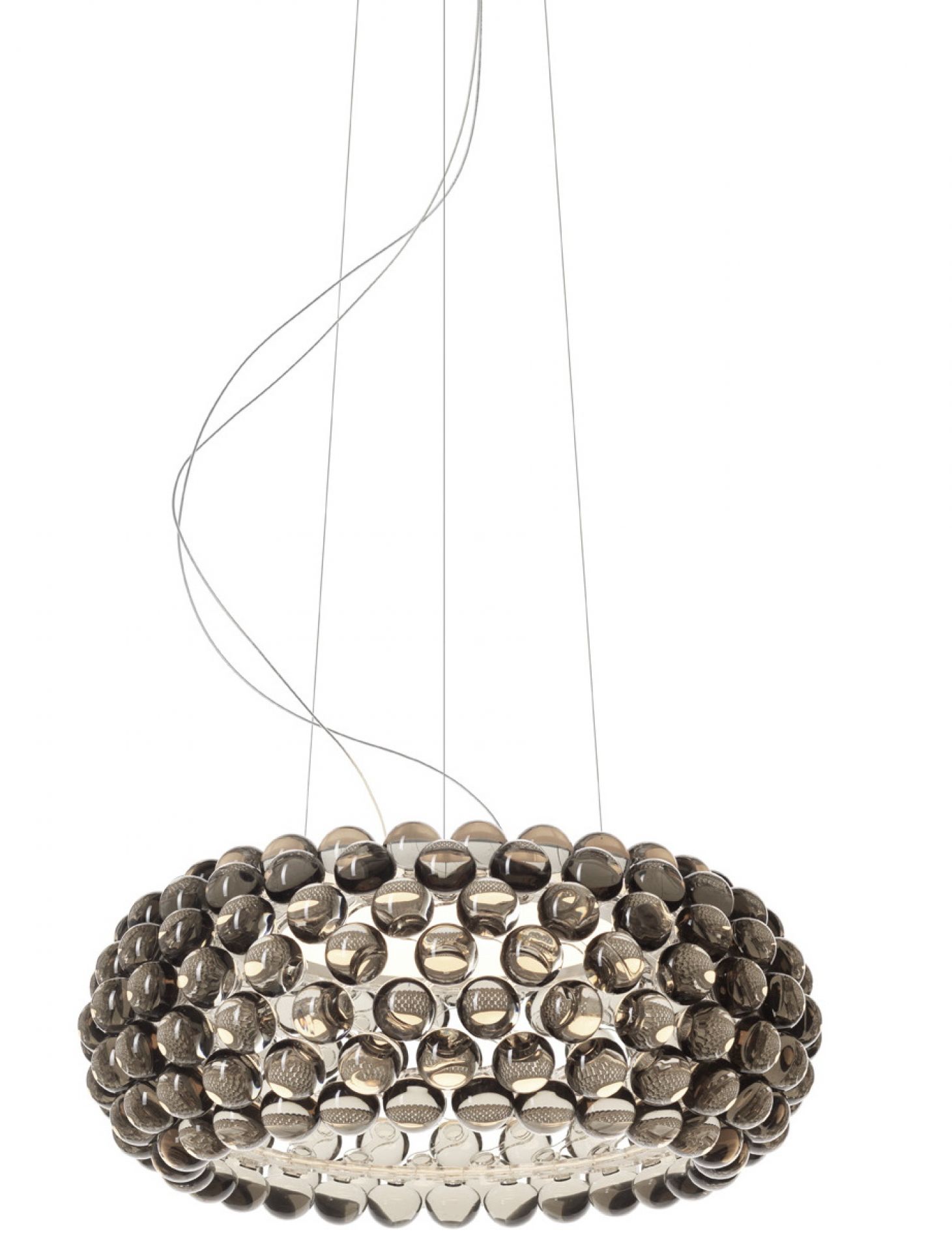Caboche Media Pendelleuchte Foscarini Halogen Grau