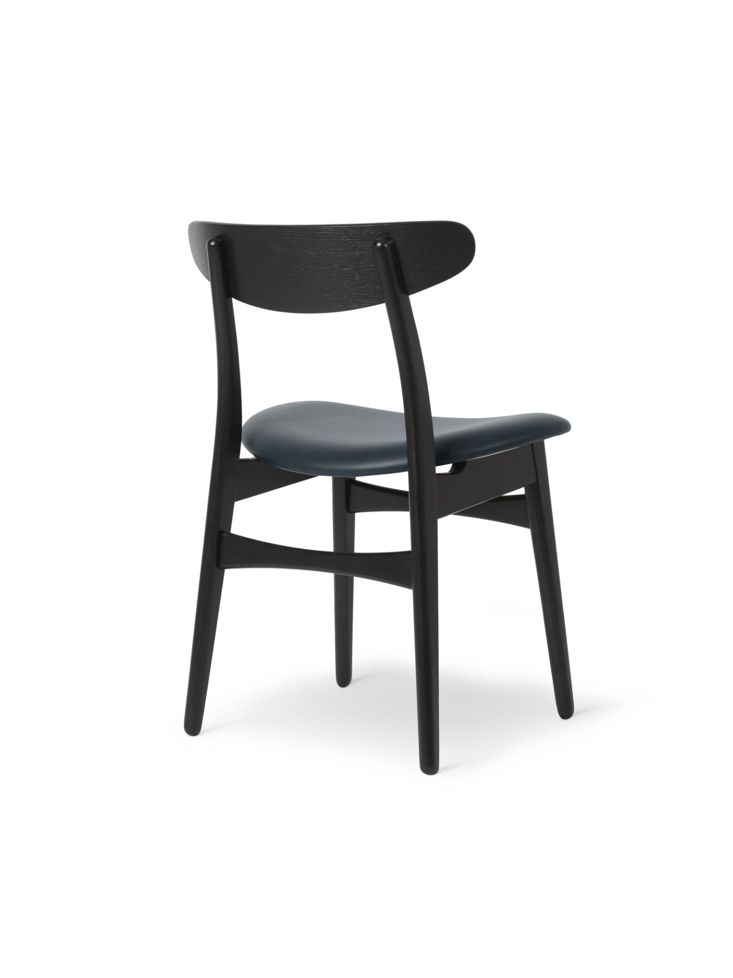 CH30P Chair Stuhl gepolstert Carl Hansen & Søn Gestell eiche schwarz Sitz Thor 350