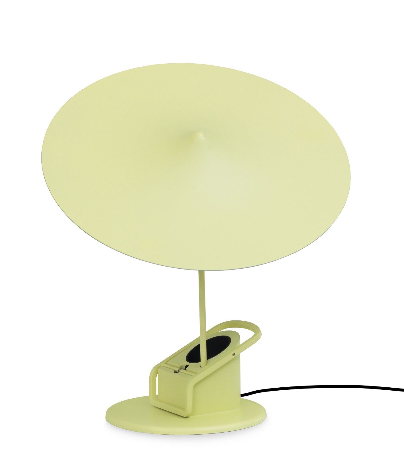 w153 ële Klemmleuchte von wästberg in Gelb: Moderne LED-Leseleuchte mit flexiblem Lampenschirm und Klemmfuß.