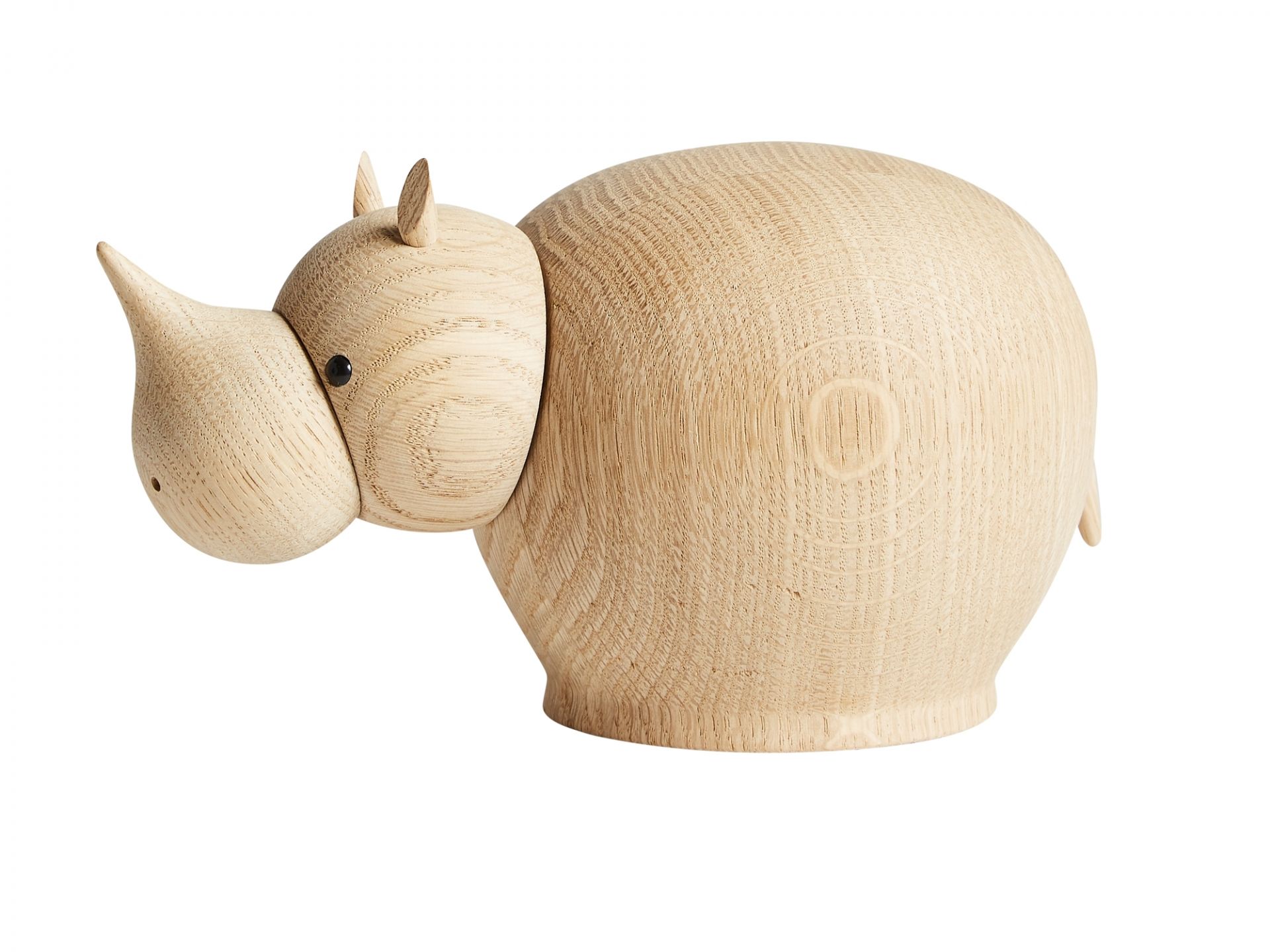 Rina Rhinoceros Nashorn Holzfigur medium Woud EINZELSTÜCK