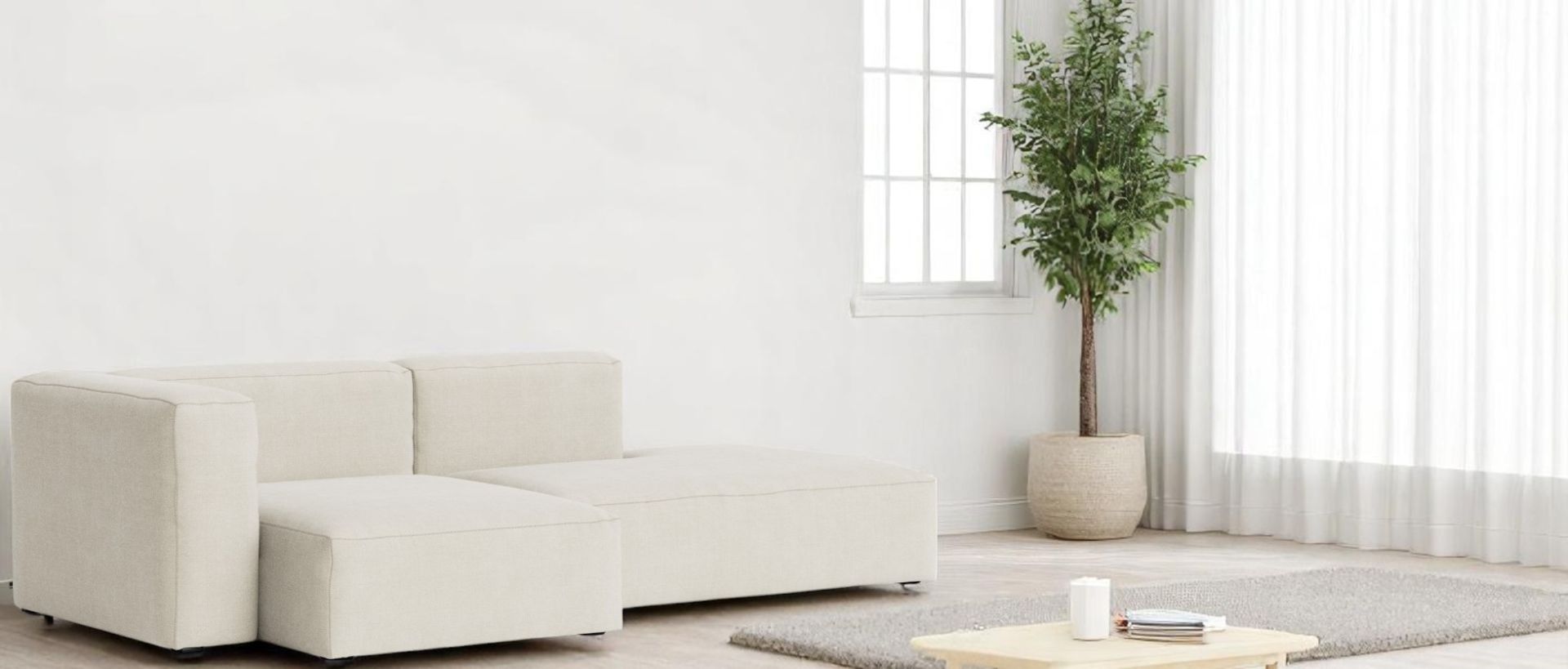 Mags Sofa 2,5-Sitzer Combination 3 mit Armlehne links Hay  