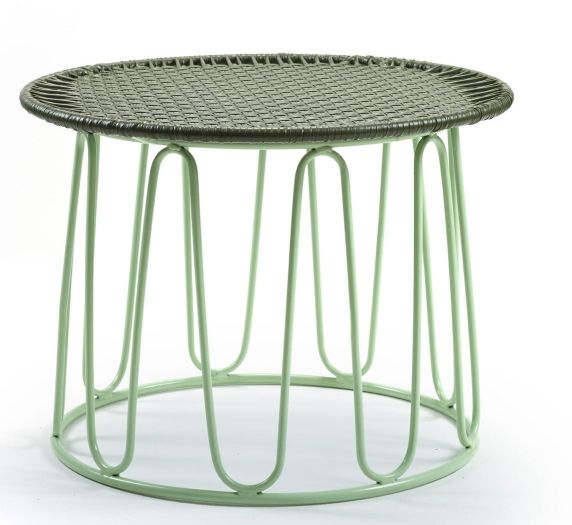 Circo Side Table Beistelltisch Outdoor ames Olivgrün / Pastellgrün