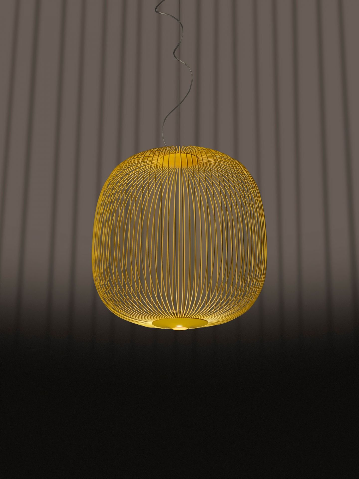 Spokes 2 LED Pendelleuchte Foscarini Weiss