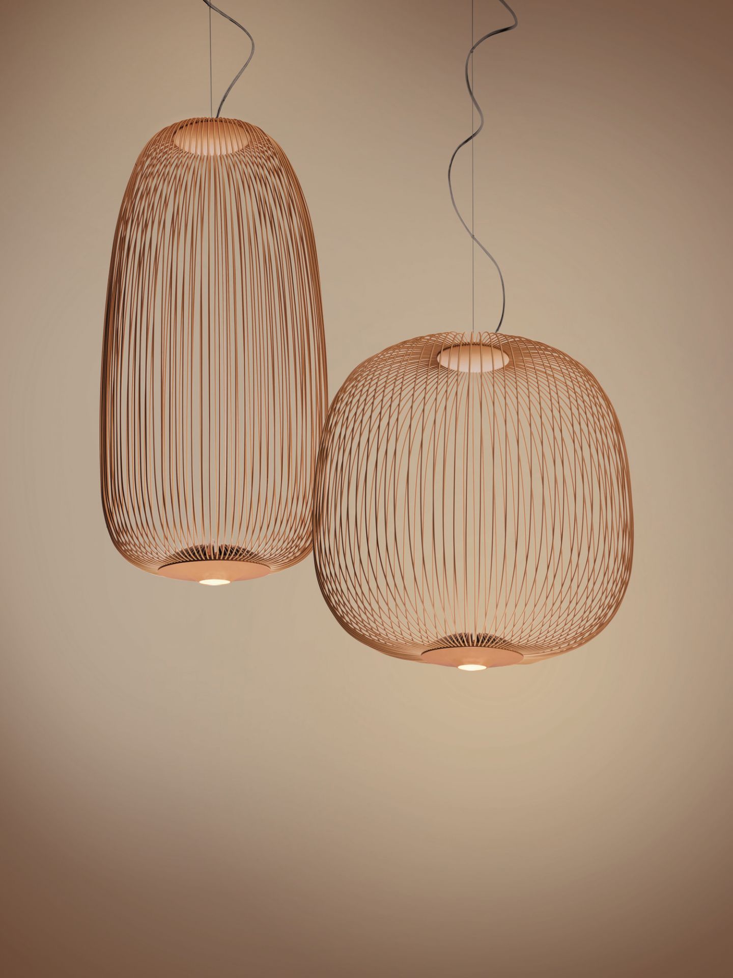 Spokes 1 LED Pendelleuchte Foscarini Weiss
