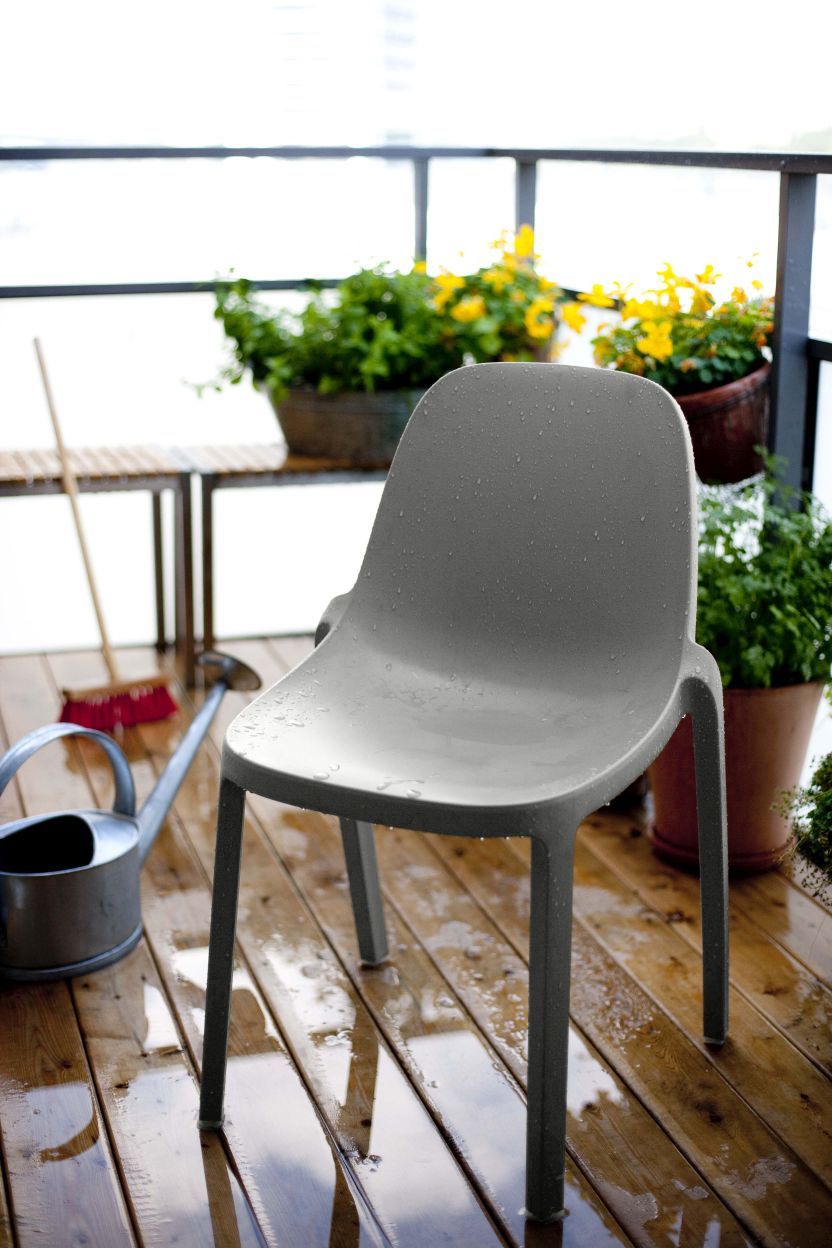 Broom Stacking Chair stapelbarer Stuhl Salbeigrün Emeco