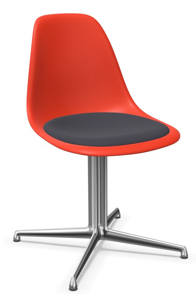 Eames Plasic Side Chair DSL RE Stuhl mit Sitzpolster Vitra 
