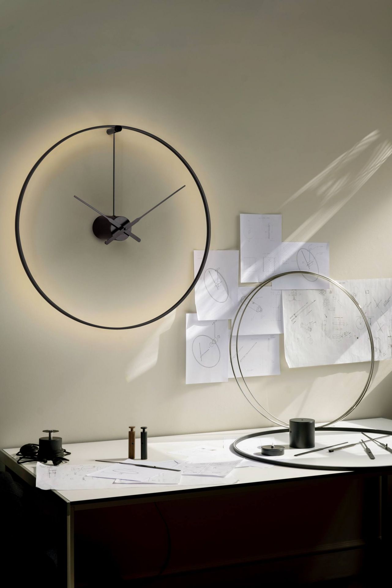Ombra Clock Wanduhr nomon