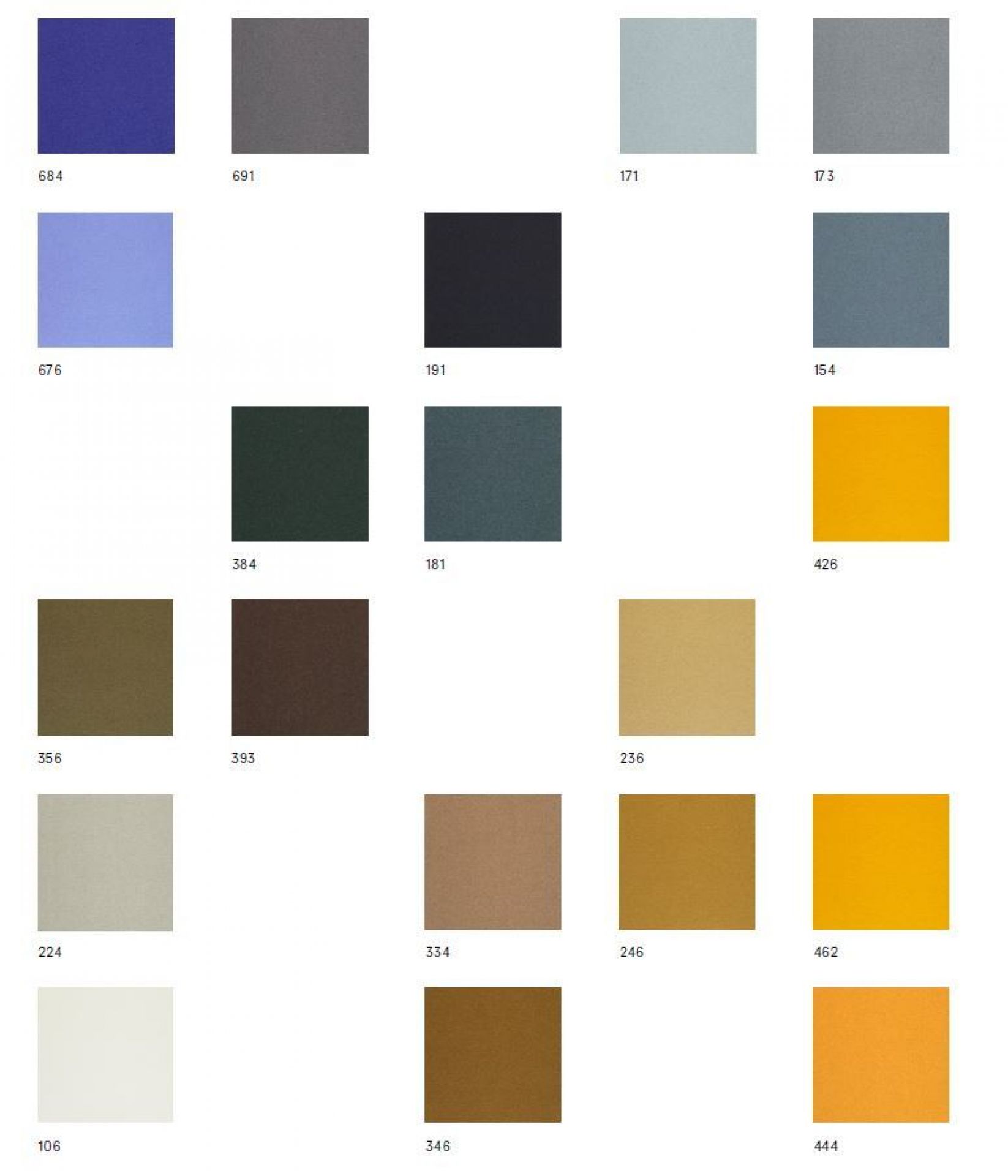 Stoffmusterkarte Divina 3 Kvadrat