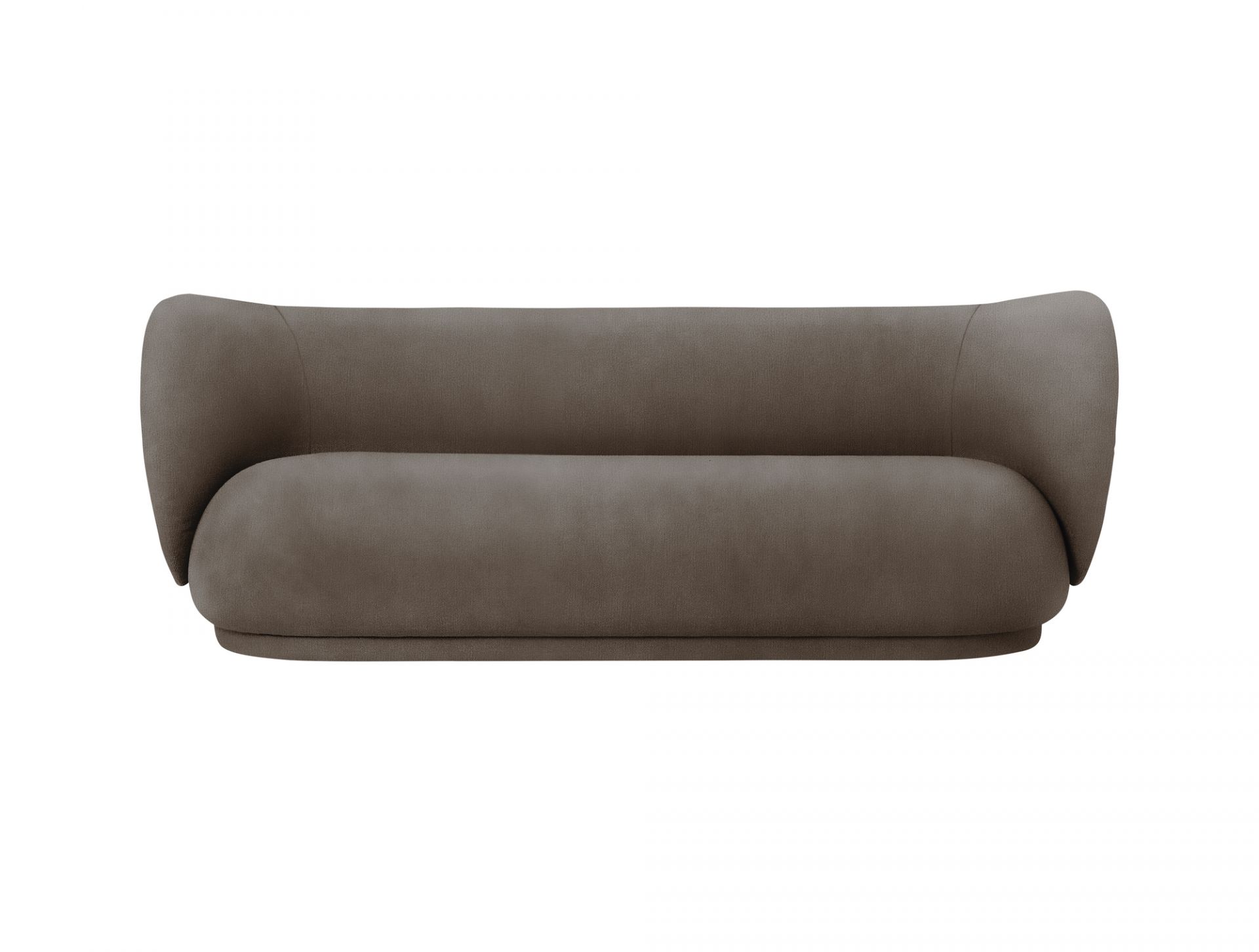 Rico Sofa Brushed 4-Sitzer Ferm Living Braun