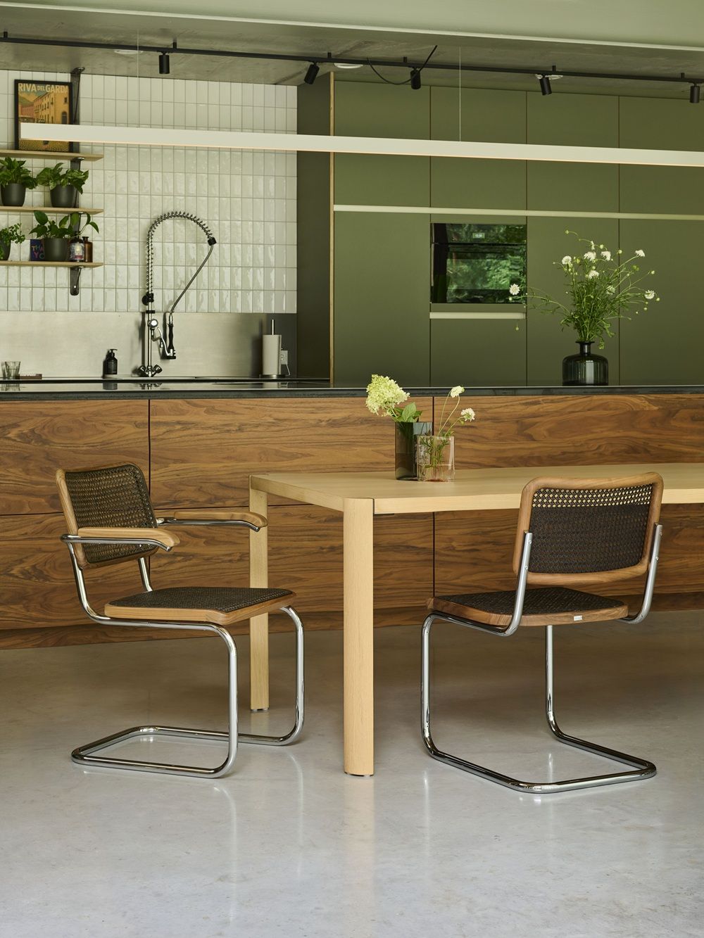 JS. Thonet by Jil Sander S 32 V / S32V Freischwinger Thonet